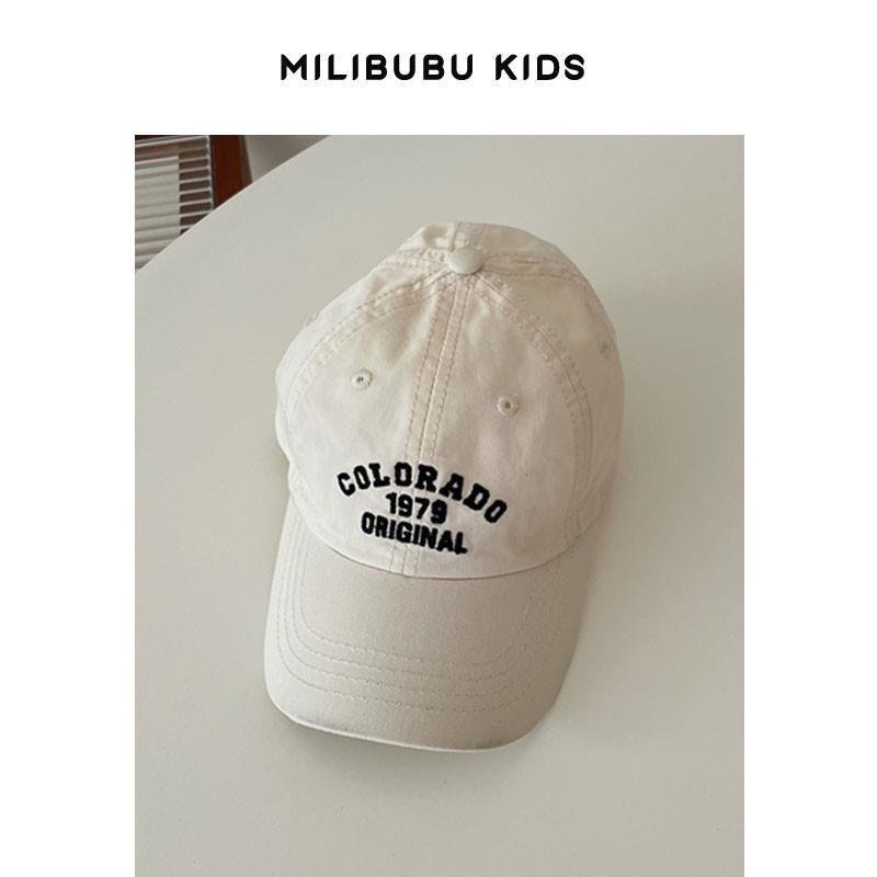 Retro Colorado Letter Embroidery Baseball Caps Spring Summer Cotton Adjustable Casual Hat Hip Hop Streetwear Sun Hats For Baby