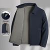Romon Men's Reversible Casual Business Jacket