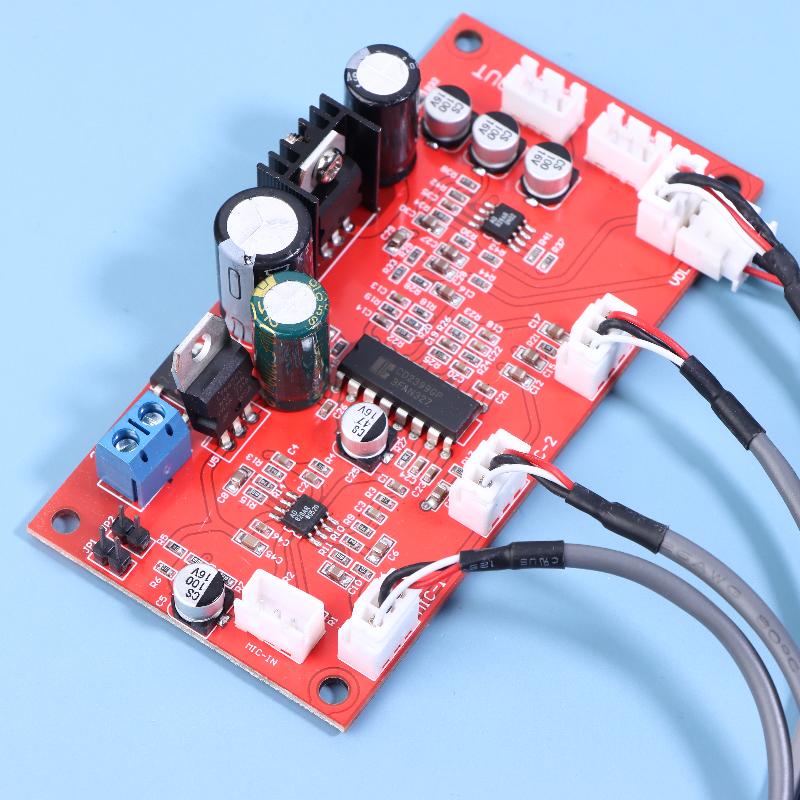 Ac 6V-15V Dc 7-24 Pt2399 Reverb Karaoke Board Digital Microphone Board Module Kit With Op-Amplifier Audio Op Amp Board
