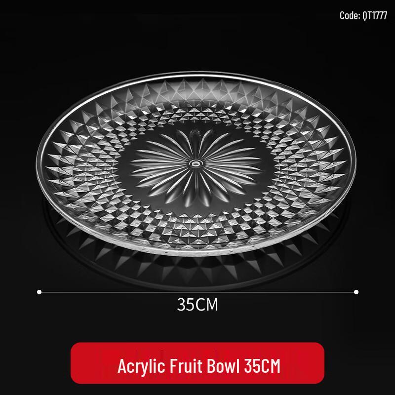 

Acrylic Transparent Fruit & Snack Plate