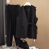 [In Stock] Plus Size Slimming Vest Jacket for Summer and Spring - Fashionable All-Match Style 5005