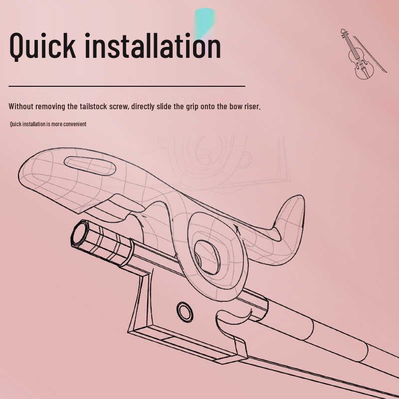 Violin & Viola Bow Grip Corrector and Holder Teaching Aid