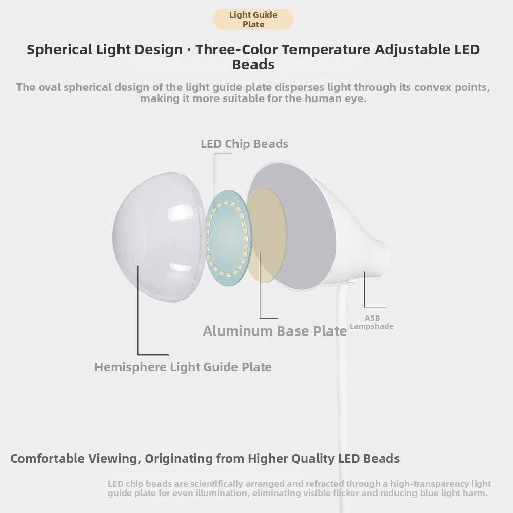 Touch Control LED Table Lamp 3Levels Dimmable Reading Light Energy Saving Desk Lamp  Office Desk