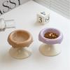Cute Ceramic Pet Bowl Elevated Cat Bowl Protects Cervical Vertebrae Pet Supplies