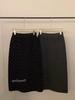 2025 Autumn/Winter Women's Korean Polka Dot Knit Midi Skirt with Elastic Waist