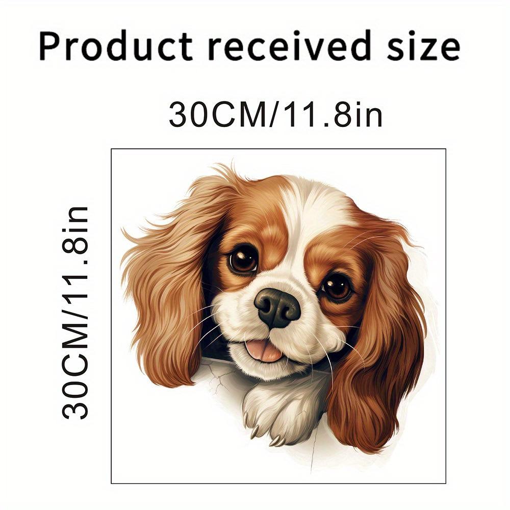 

1 шт. Самоклеящиеся наклейки на стену, наклейки на холодильник, несколько водонепроницаемых дизайнов собак, съемные картины для украшения ванной комнаты KSA64A