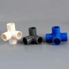 Heavy Duty PVC Pipe Coupler 20/25/32/40/50mm 3/4/5/6 Way 3D Connectors for Agricultural Irrigation DIY Pipe Rack Plumbing Repairs