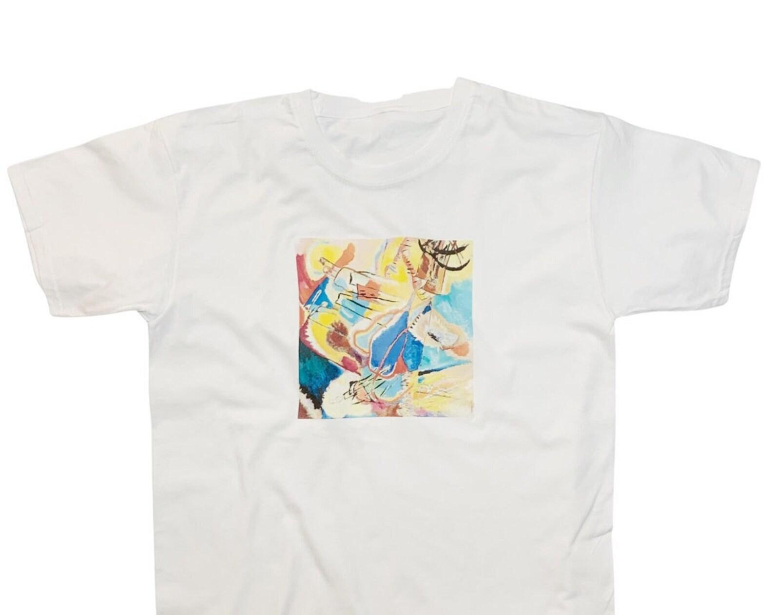 Kandinsky Improvisation 30 T-Shirt Vintage Abstract Art Top S