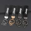 For Jeep Car Keychain Emblem Key Ring Pendant Gift Accessories For Jeep Wrangler JL JK Renegade Compass Gladiator Cherokee Pa