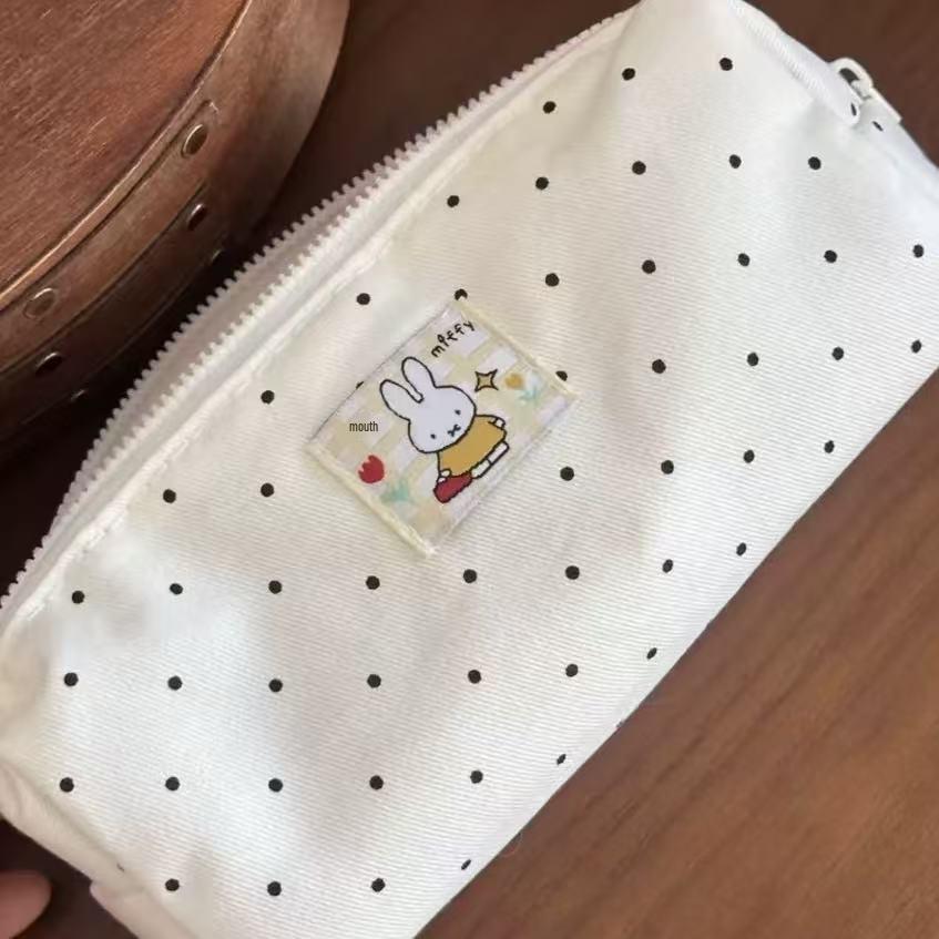 Miffy & KT Cat Inspired Cute Large-Capacity Pencil Case & Makeup Bag for Girls