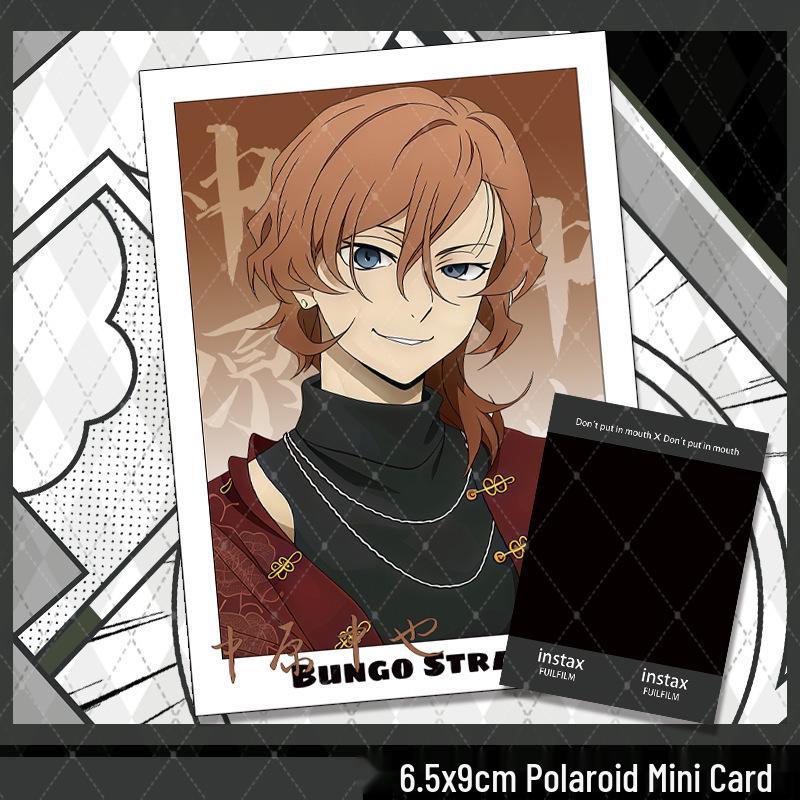 Bungo Stray Dogs 10th Anniversary Chuuya, Atsushi, Dazai Polaroid Mini Card Collection