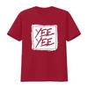 Yee Distressed Square Print T Shirt for Men and Women Fashion Streetwear vintage Washed fashion graphic designer clothes