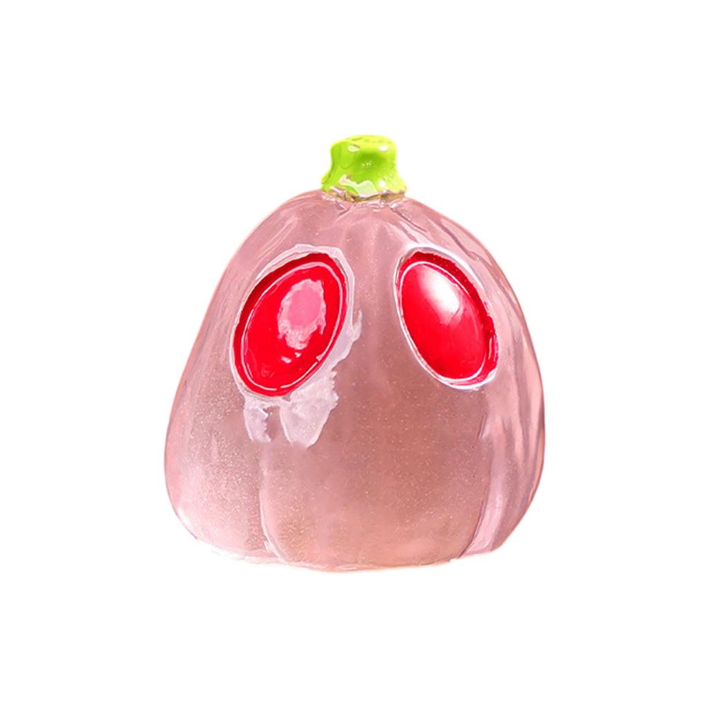 Halloweenská světelná soška, Pryskyřičné ozdoby, Roztomilá miniatura, Světelné malé ozdoby