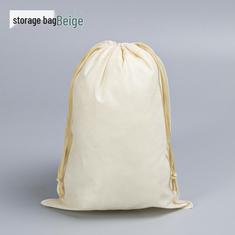 Custom Non-Woven Drawstring Bags for Shoes, Dustproof Storage, Toy Packaging, and Logo Printing