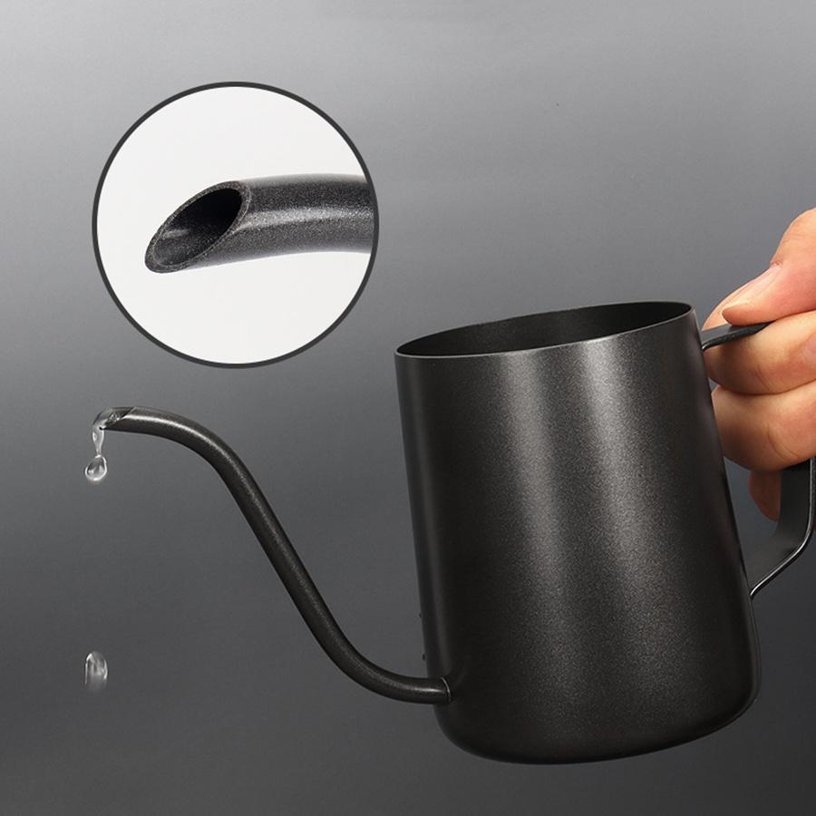 Pour Over Kettle Home Coffee Pouring Pot Hanging Ear Hand Blunt Long Narrow Drip Cup for Coffee Maker Carafe Camping Coffee Pot