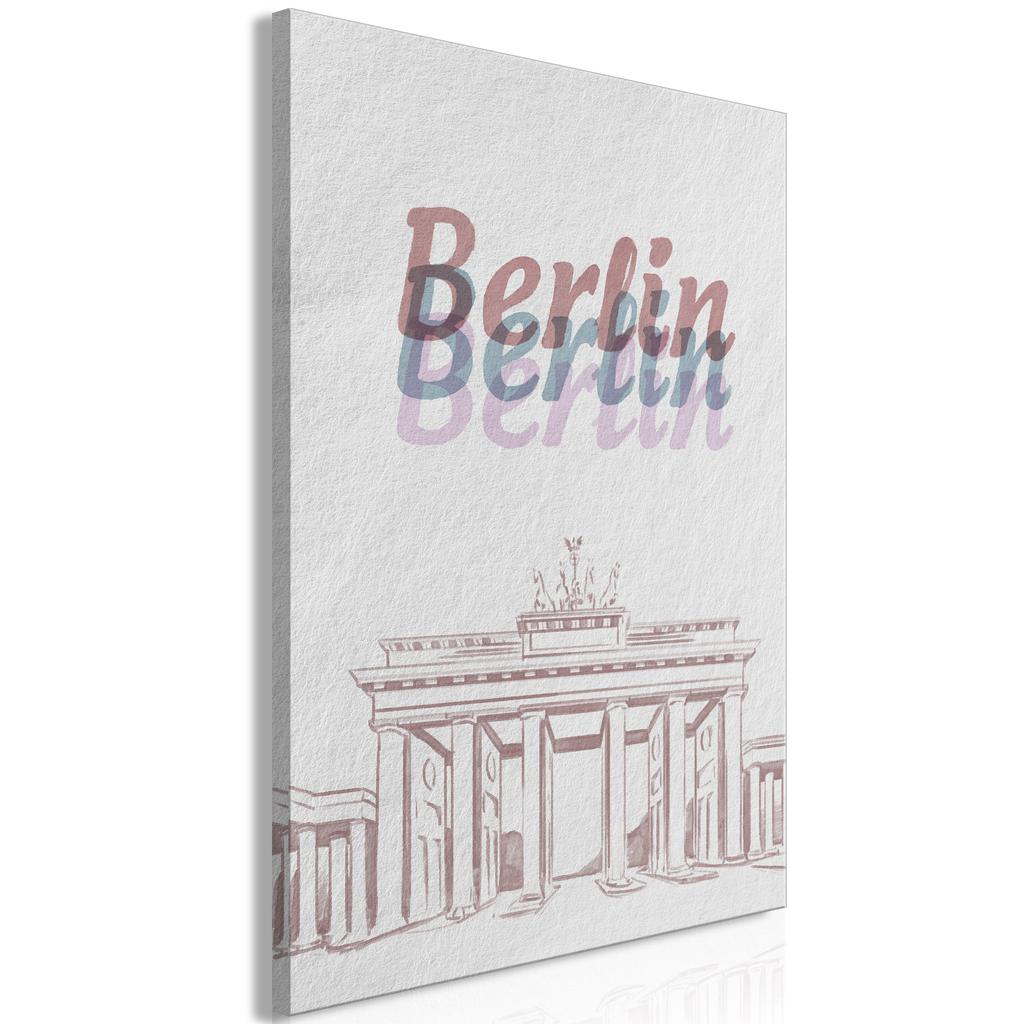 Obraz - Berlin W Akwarelach (1-Częściowy) Pionowy