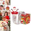 Santa Claus Money Box With Red Paper For Christmas Party Decorations And Gift Exchange