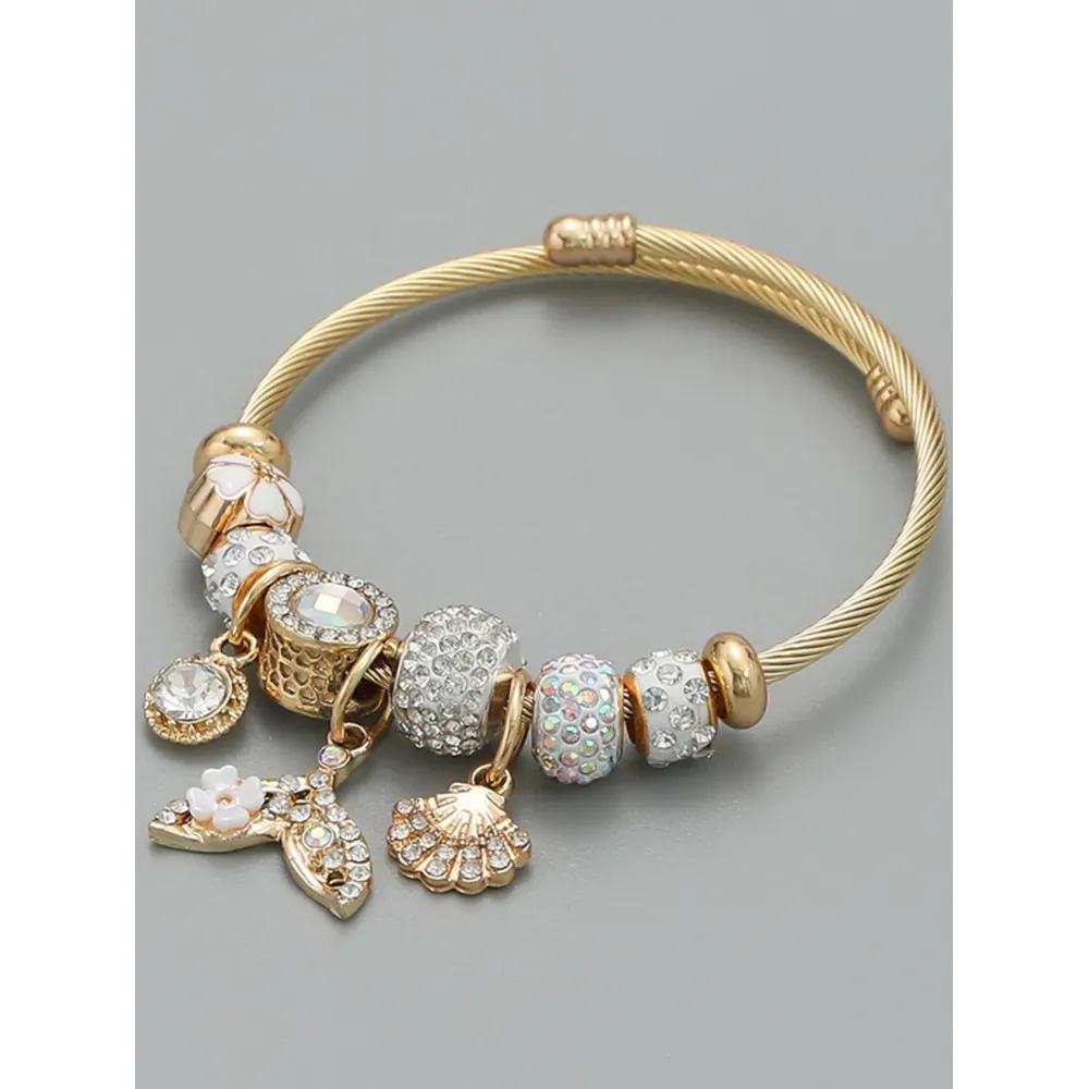 1 Women's Fashion Multi Element Beaded Mermaid Bracelet Bracelet, Wedding Daily Wear Matching Accessories