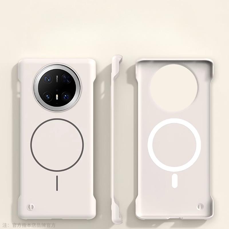 Carcasă magnetică rezistentă la șocuri, fără ramă, pentru Huawei Mate 70 60 Pro Plus 50 40, cu încărcare wireless Magsafe, ultra subțire, mată, husă rigidă