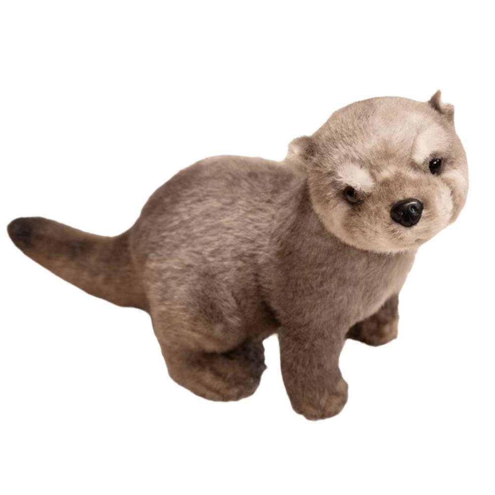 Lifelike Brown Otter Plush Toy PP Cotton Simulation Otter Toy Doll  Kids Gifts коричневый