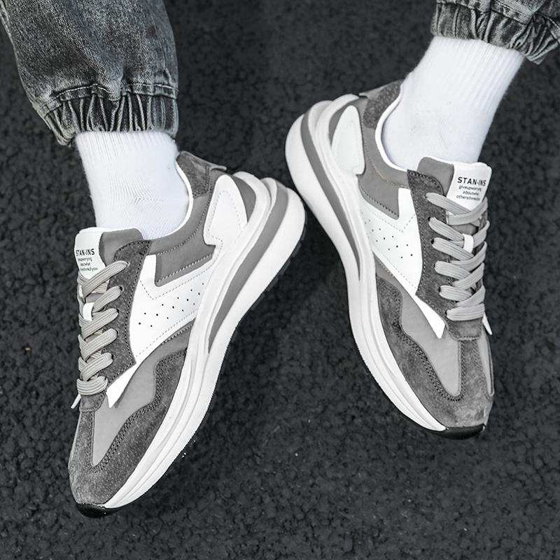 

Мужские новые брендовые легкие кроссовки высокого класса, дышащие спортивные кроссовки, балансирующие модные массажные кроссовки для мальчиков, роскошный дизайн, качественная обувь 39