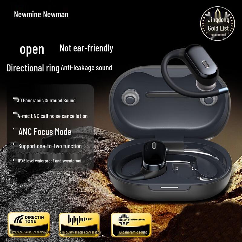 Newsmy R7 Bone Conduction Wireless Ear-hook Headset
