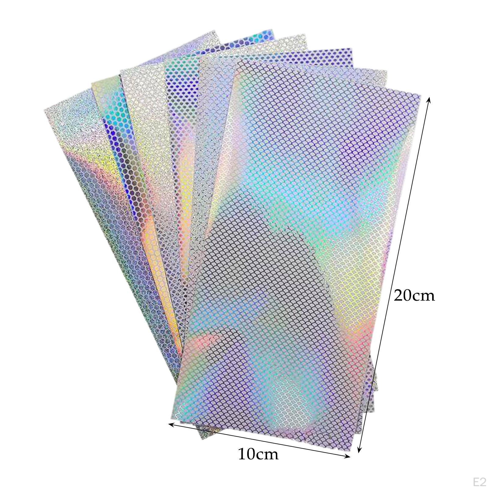 10 Autocollants Leurre De Pêche Laser 20x10cm - Imperméables Adhésifs Bricolage