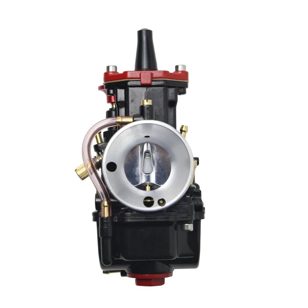 Motorcycle Universal Maikuni Black Carburetor For Maikuni Black PWK Carburetor KR150 21MM 24MM 26MM 28MM 30MM 32MM 34MM With Power Jet 2T 4T Racing