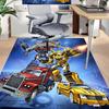 Transformers Robots Disguise Carpet For Playroom Bedroom Living Room Sofa Home Decorkids Game Area Rug Nonslip Floor Mat