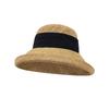 1pc Women's Linen Wide Brim Sunshade Bucket Cap,Breathable Outdoor BeachTravel Elegant Style Summer Season Fashion Accessory