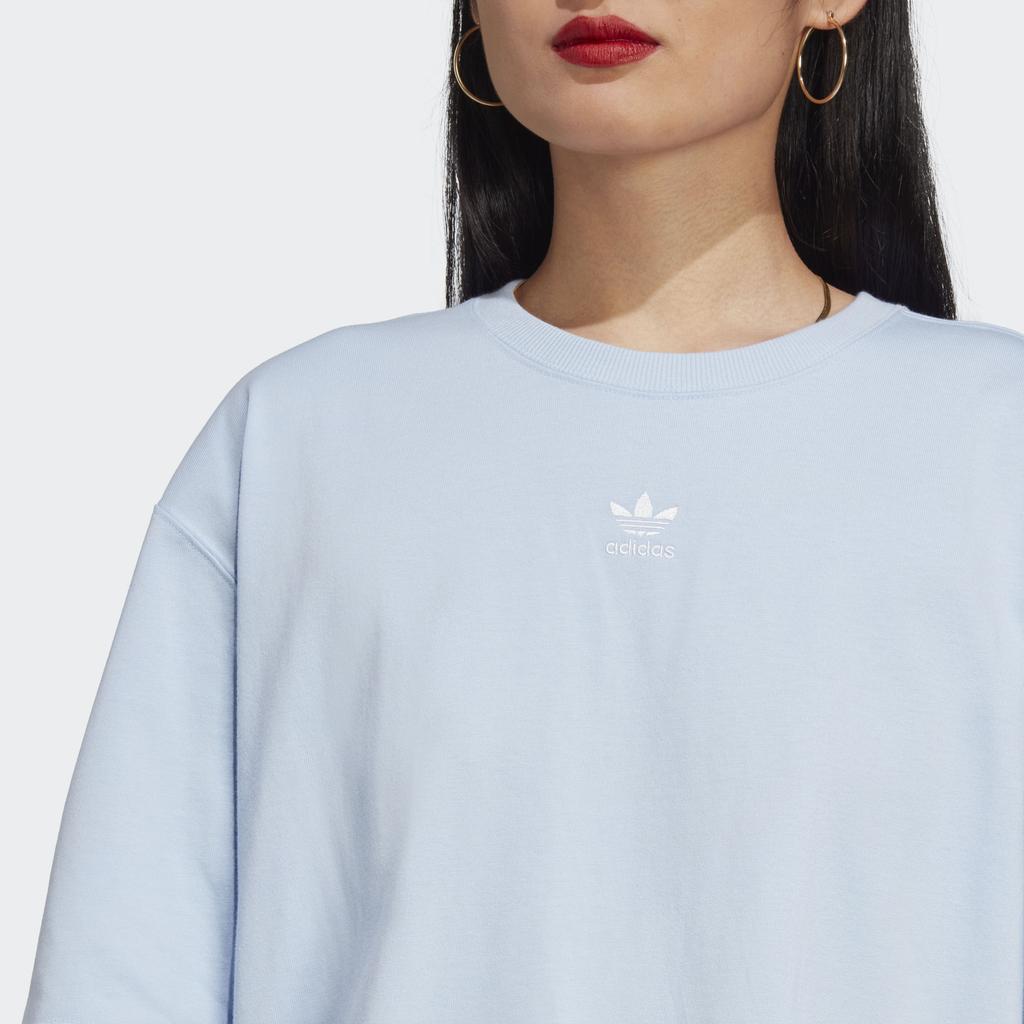 Adidas Logo Letter Print Round Neck Short Sleeve T-Shirt Women T-Shirt Blue IL9624
