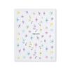 5D Embossed Floral Nail Art Stickers - Colorful Summer Small Ice Flowers