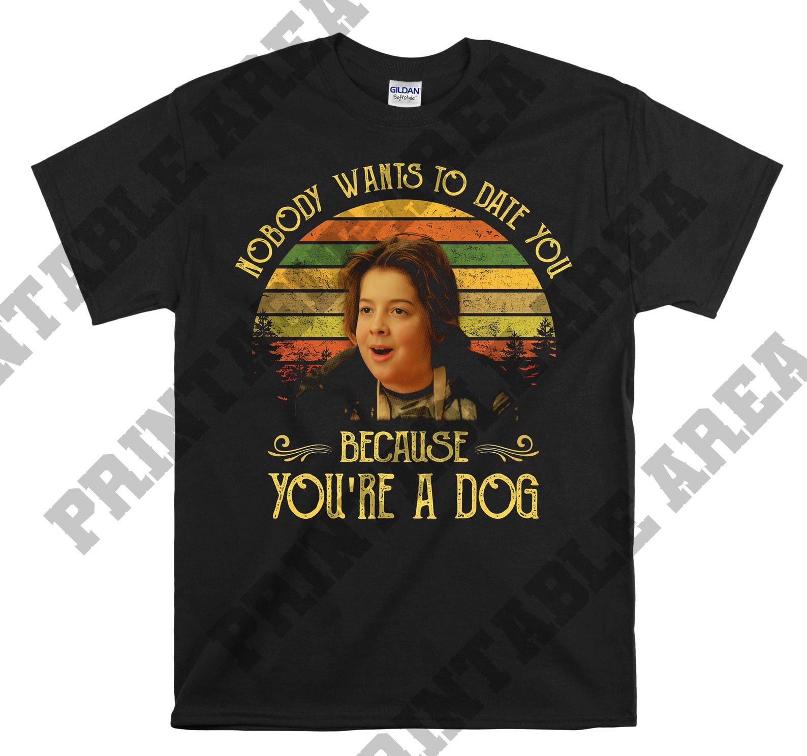 Teen Witch Richie Miller Nobody Wants To Date You Because You re A Dog Vintage Men Unisex T shirt, T shirt, T shirt MO456 M