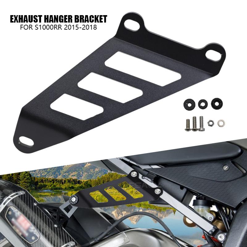 Fit For BMW S1000RR Motorcycle Exhaust Bracket Aluminum Inkjet Coating Exhaust Hanger S1000 RR S 100RR 2015 2016 2017 2018
