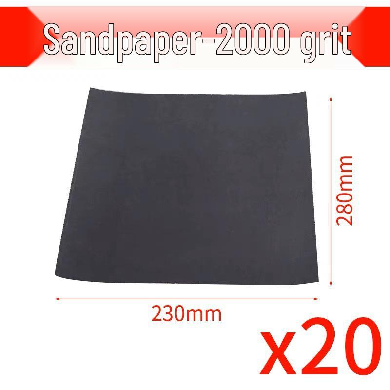 Philips 2000 Grit Wear-Resistant Sandpaper for Wet Sanding Walls, Wood, Metal