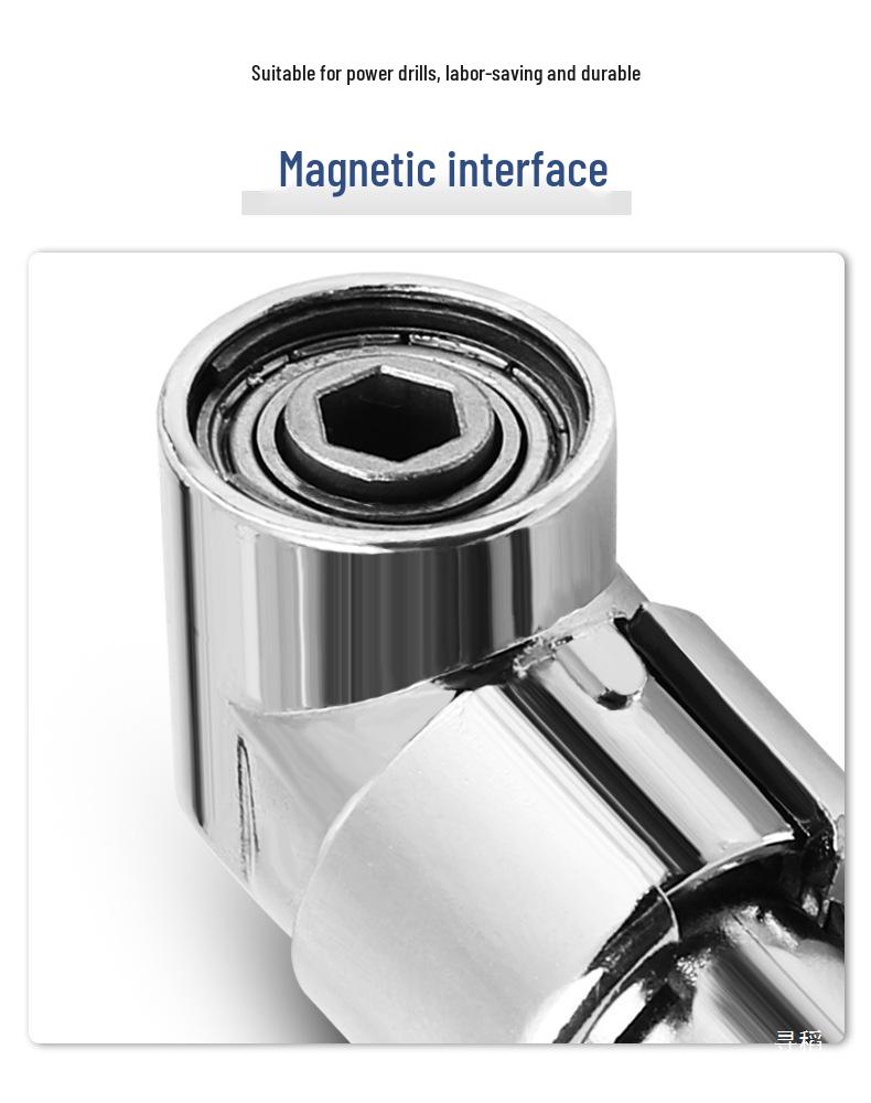 90° Hochdrehmoment Flexwellen-Adapter für Bohrmaschine & Schraubendreher