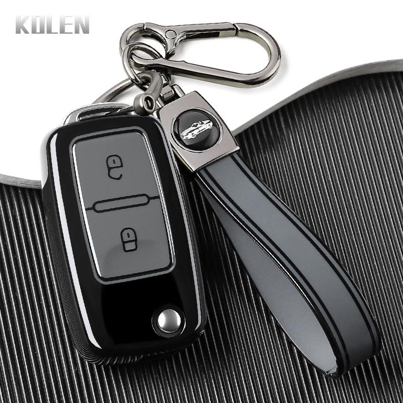 

Premium Tpu Car Key Case Cover Shell Fob For Vw Volkswagen Mk4 Bora Golf 4 5 6 Jetta Passat Polo Bora Touran Skoda Seat 2 3Btn