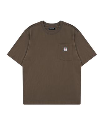 Honguseong Personal In Charge Pocket T-Shirt_Brown