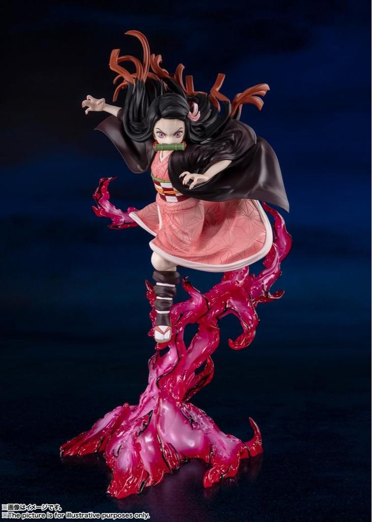 TAMASHII NATIONS FiguartsZERO Demon Kimetsu no Yaiba Nezuko Kamado Blood Demon Art 240mm Painted Complete Figure BAS61514 Slayer Approx. PVC/ABS