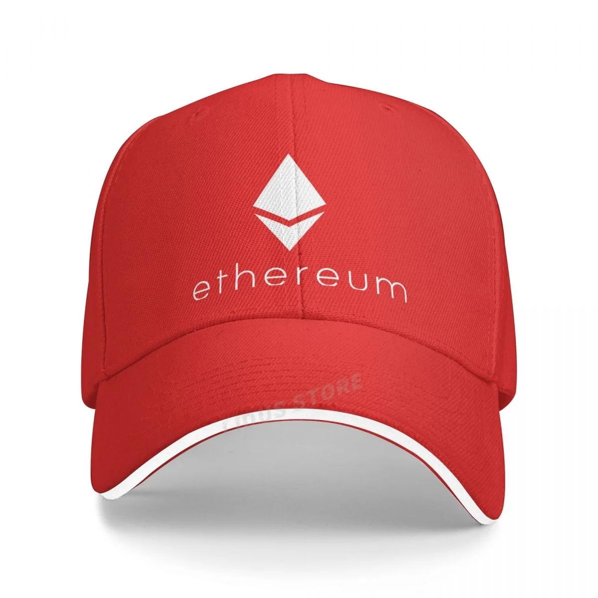 

Ethereum Cryptocurrency Baseball Caps Women Men Adjustable Fashion Unisex Ethereum Hats Adjustable червоний