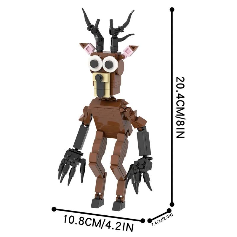 NEU 99 Nächte im Wald Monster HIRSCH Baustein Eule Hirsch Neuheit Figur Sammlung Montage Dekor Modell Kinder Geschenk