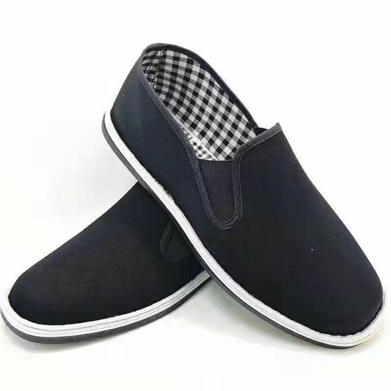 Spring durable men's cloth shoes summer platform shoes men's single shoes casual shoes one pedal men's shoes