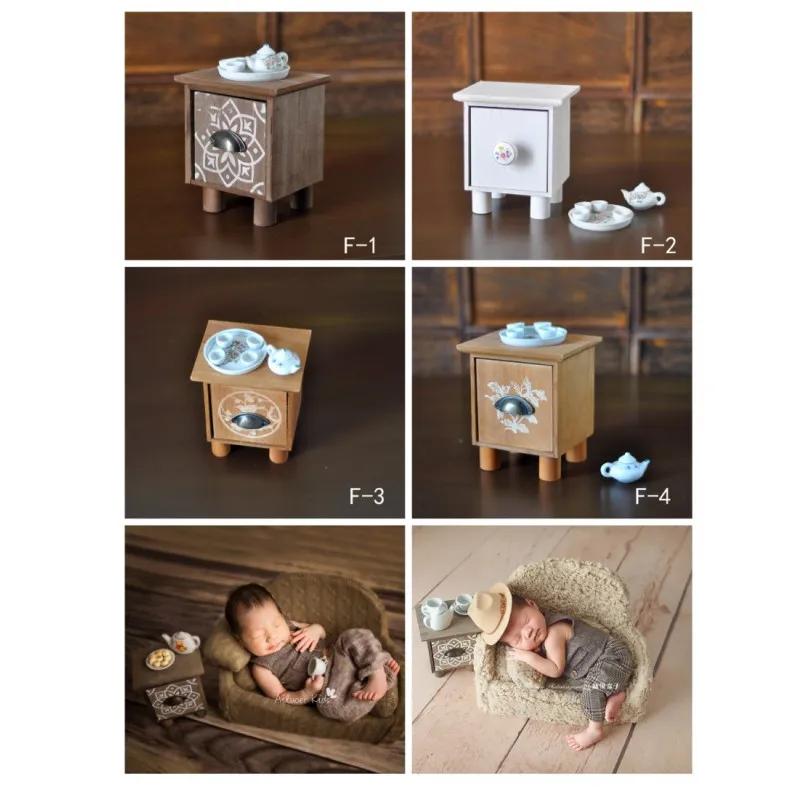 Photo Studio Children's Photography Props Newborn Full Moon Hundred Days Photo Clothing Creative Sofa Coffee Table Props Cabinet