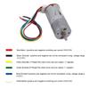 DC 12V Encoder Gear Motor 65mm Wheel Wheel Kit Motor Universal Magnetic Geared Motor  DIY Projects