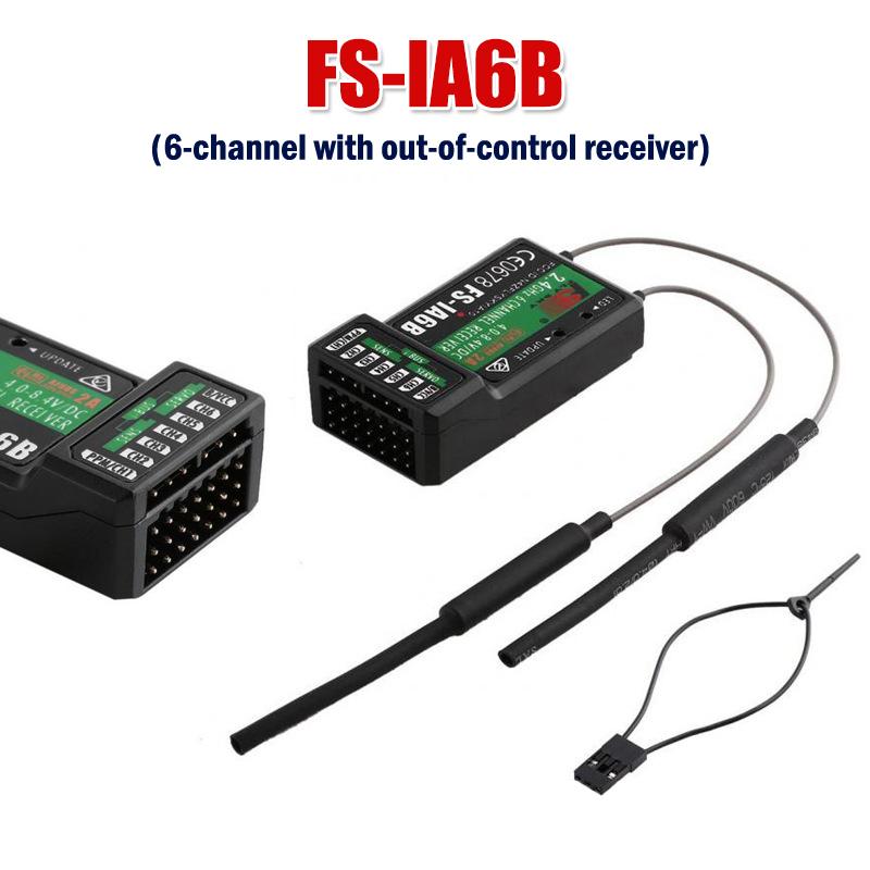 Flysky Fs-Ia6B Receiver Ppm Output With Ibus Interface Model Aircraft Remote Control Receiver For I6 I6S I6X Transmitter