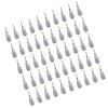 50pcs Saltwater Fishing Weights Fishing Bottom Sinkers Weight Bass Casting Fishing Weights Sinkers 360 Degree Rotating