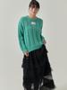 SORRY, TOO MUCH LOVE Classic Cable Wool Blend Knit_Mint_Green