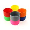 17 Colors 7.0CM Silicone Cup Bottom Cover Heat Insulation Coaster Sleeve Water Cup Cover Sheath 70MM AntiSlip Bottle Sleeve Cup Holders 5