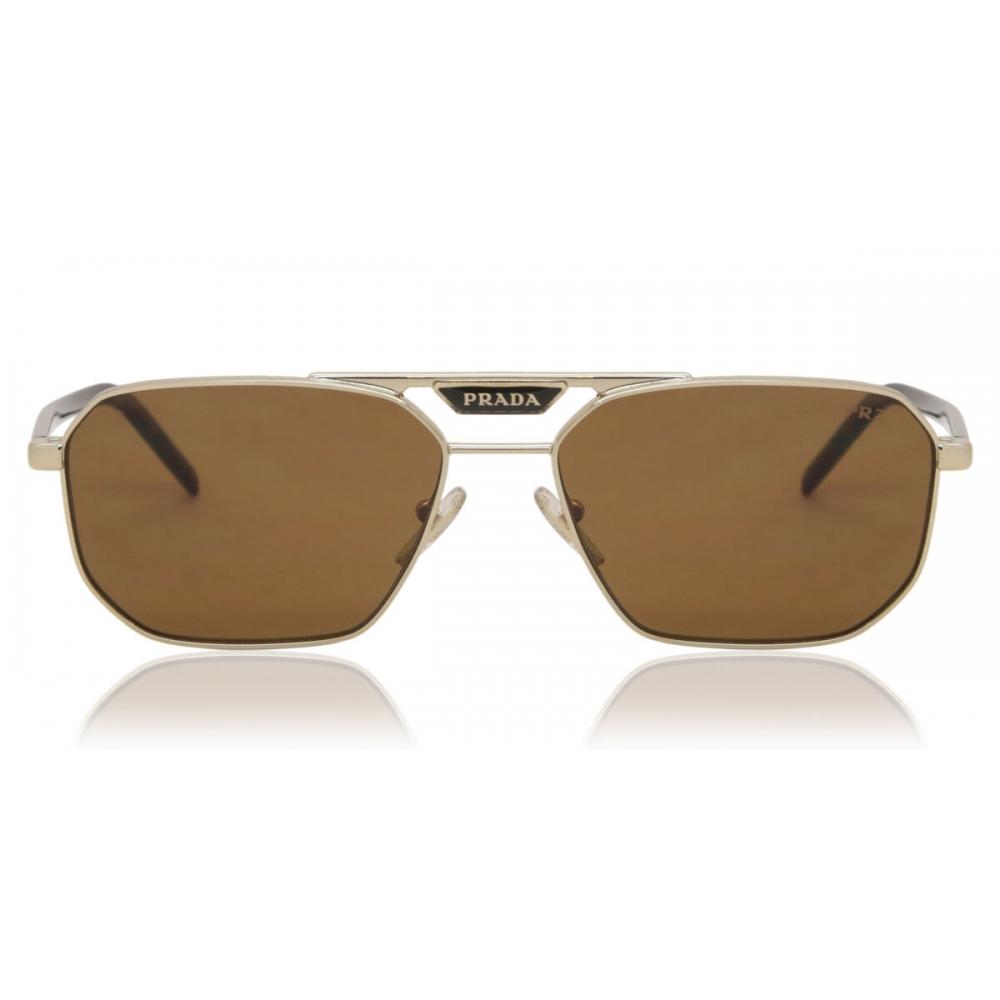 

Prada Pr 58ys Polarized Zvn5y1 Men Sunglasses Pale Gold/57