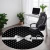 1pc Heart Bow Ribbon Chair Carpet for Office, Non-slip, Soft and Durable Office Rug for  Decoration, Perfect for Office Yy260105007